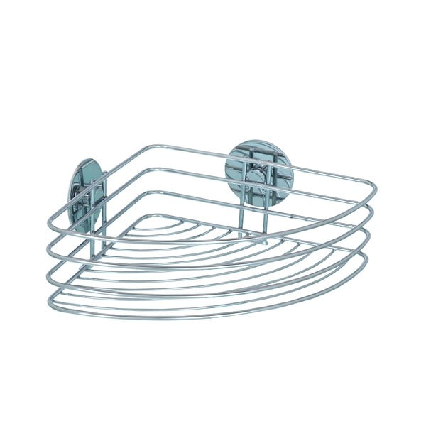 Turbo-Loc fúrásmentes sarokpolc, 20 x 26,5 cm - Wenko-image-1