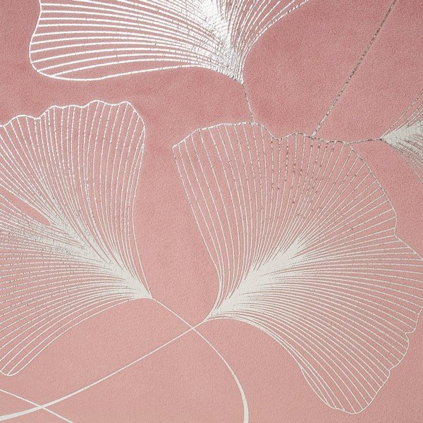 Bársony díszpárna 45x45 cm Ginkgo Mauve – Casa Selección-image-1