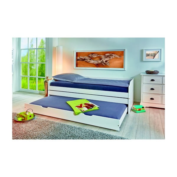 Triple fehér kinyitható egyszemélyes ágy - Evergreen House-image-3