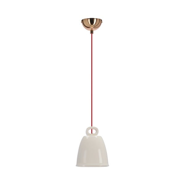 Fehér függőlámpa kerámia búrával Sewilla – Candellux Lighting