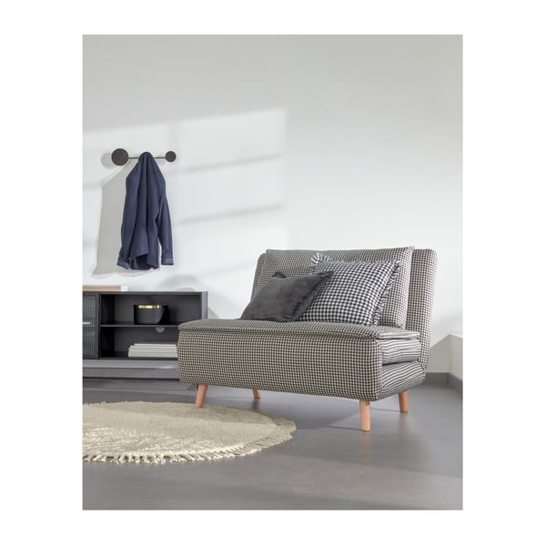 Vianela fekete fém fali fogas, 41 x 10 cm - Kave Home-image-3