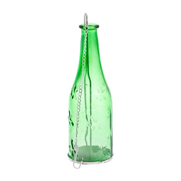 Romance zöld függő gyertyatartó üvegből - Dakls