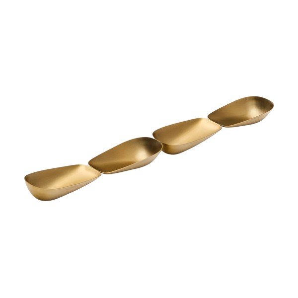 Aranyszínű rozsdamentes acél szervírozó tálka Aruc – Kave Home