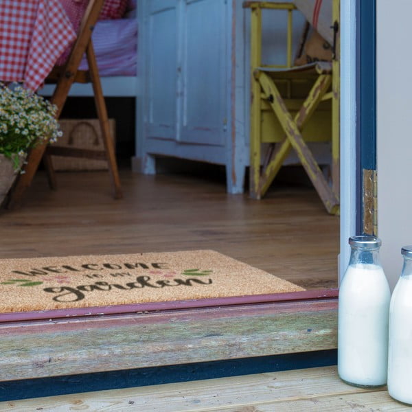 Kókuszrost lábtörlő 60x90 cm Welcome to My Garden – Artsy Doormats-image-4