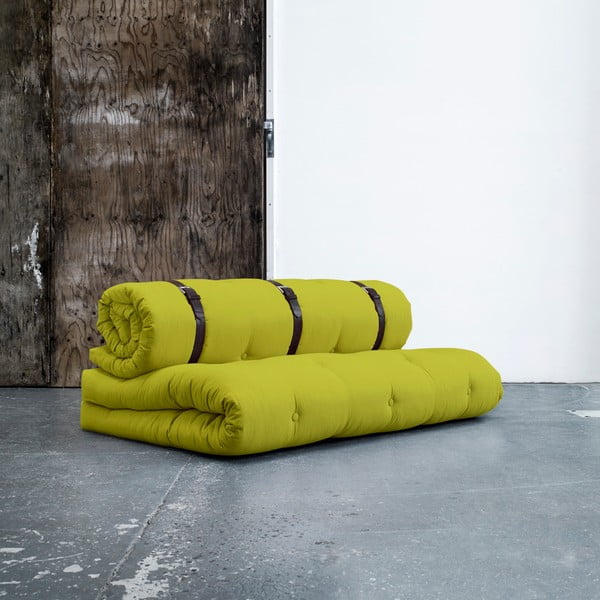 Buckle Up Pistacie állítható kanapéágy, bőrpántokkal - Karup