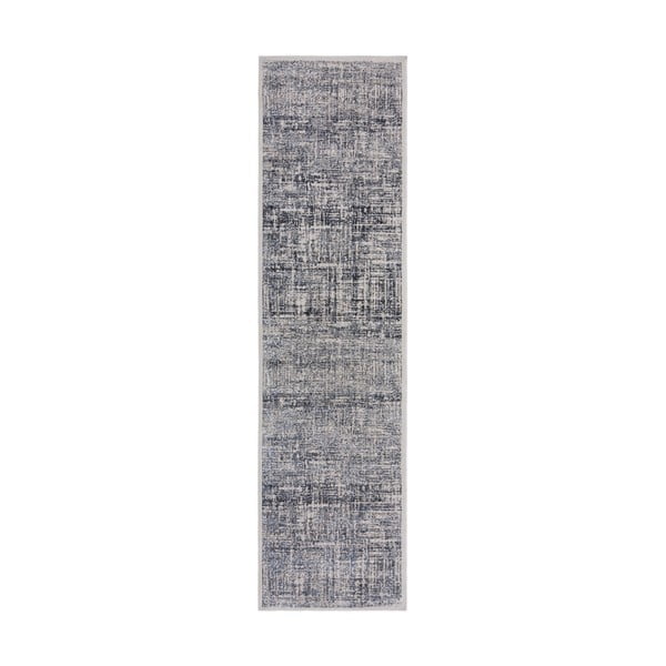 Kék futószőnyeg 80x300 cm Eris Trace – Flair Rugs