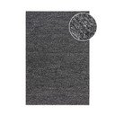 Sötétszürke kézi szövésű gyapjúkeverék szőnyeg 160x230 cm Minerals – Flair Rugs