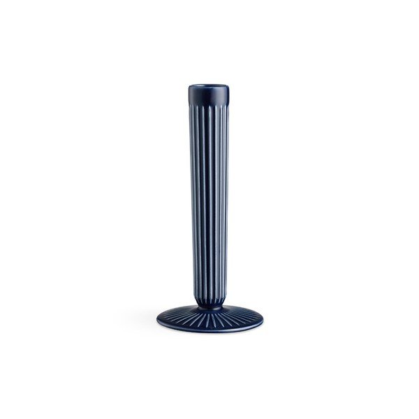 Hammershoi sötétkék agyagkerámia gyertyatartó, magasság 20 cm - Kähler Design