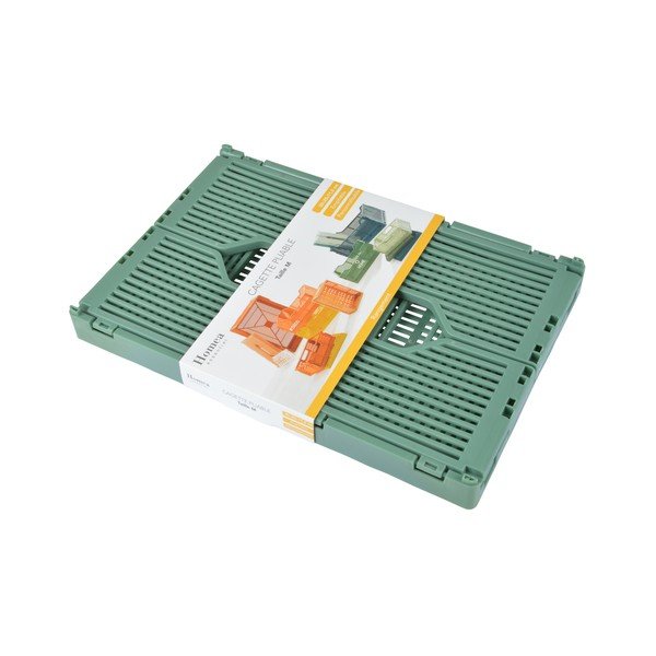 Világoszöld műanyag tárolódoboz 30x20x11.5 cm – Homéa-image-2