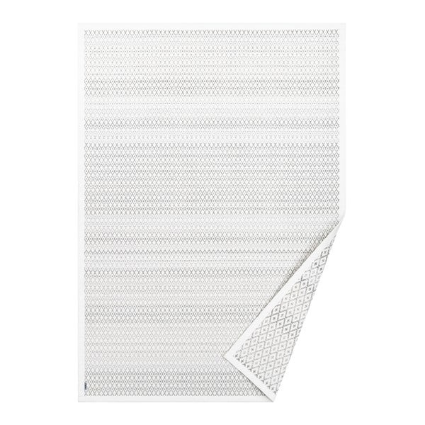 Tsirgu fehér mintás kétoldalas szőnyeg, 250 x 80 cm - Narma