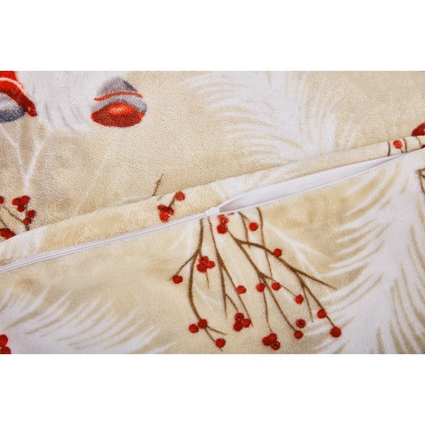 Világosbarna egyszemélyes mikroplüss ágyneműhuzat 140x200 cm Goblin – My House-image-2