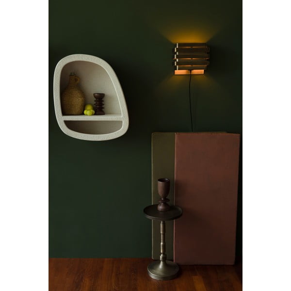 Krémszínű többszintes fali polc 23 cm Veda – Dutchbone-image-1