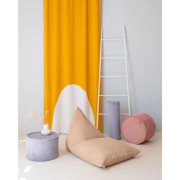 Kék kordbársony párna gyerek kanapéhoz Roll – Wigiwama-image-1