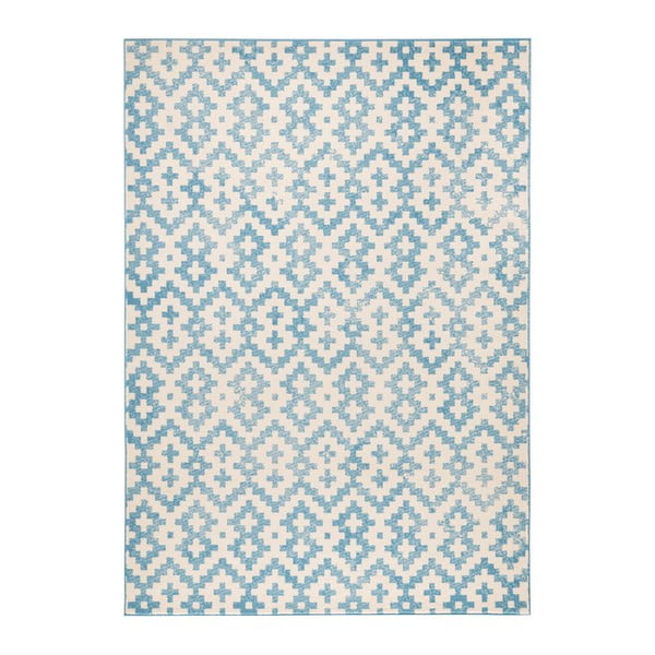 Kramla kék-fehér szőnyeg, 200 x 290 cm - Zala Living