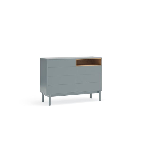 Kék-szürke alacsony komód 120x90 cm Corvo – Teulat-image-2