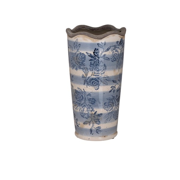 Antigue kék-fehér kerámia váza, ⌀ 13,5 cm - InArt