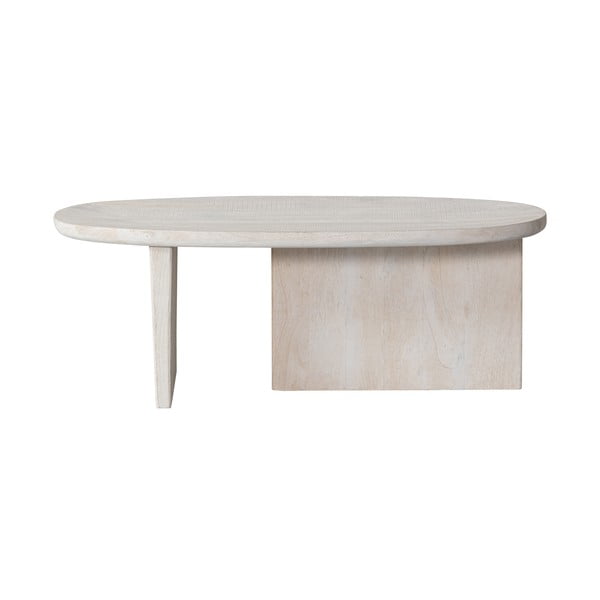 Natúr színű mangófa dohányzóasztal 110x60 cm Seam – WOOOD-image-2