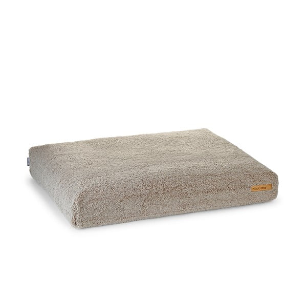 Bézs buklé matrac kutyáknak 120x90 cm Senso Greige L – MiaCara