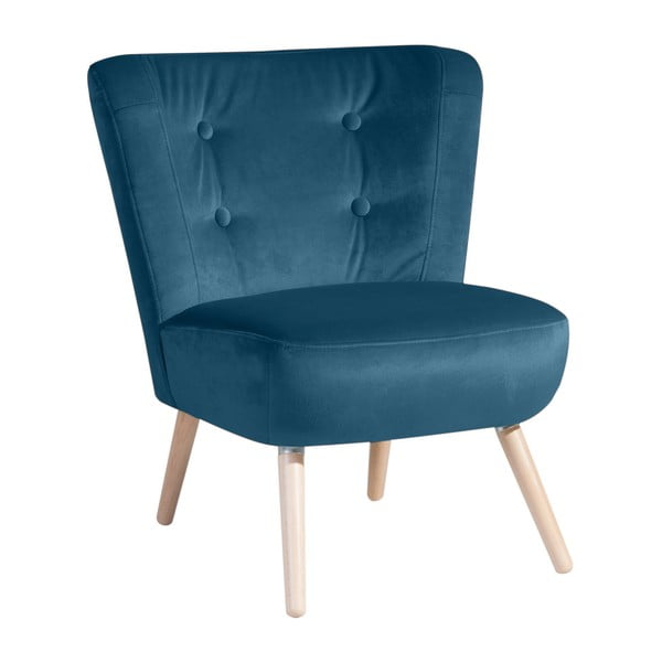 Neele Velvet kék fotel - Max Winzer