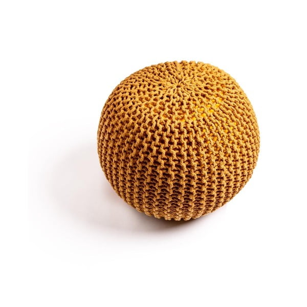 Mustársárga puff - Bonami Essentials-image-1