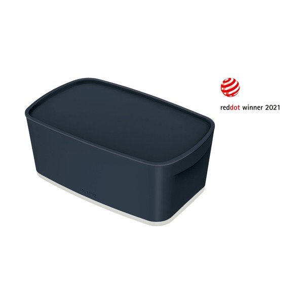 Cosy szürke fedeles tárolódoboz, 5 l - Leitz-image-2