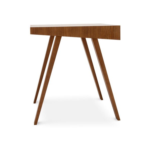 Barna asztal kőrisfa lábakkal, 140 x 70 cm - EMKO-image-2