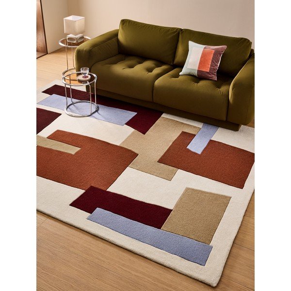 Kézi szövésű gyapjú szőnyeg 120x170 cm Venessla – MADE-image-1