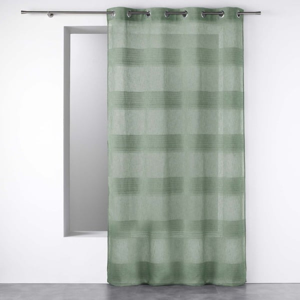 Zöld átlátszó függöny 140x280 cm Terraza – douceur d'intérieur