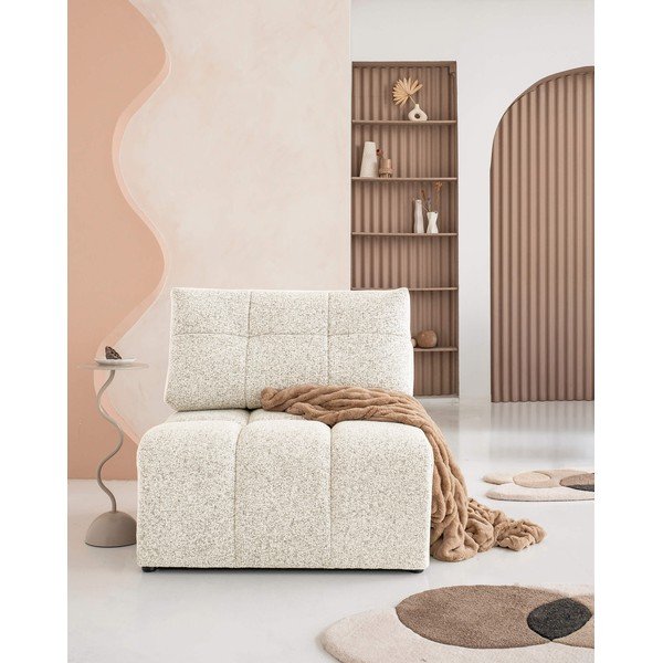 Krémszínű kanapé modul Lulu – Miuform-image-1