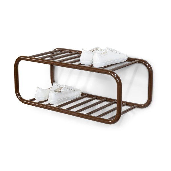 Sötétbarna fém függő cipőtartó 72x28x35 cm Retro – Spinder Design-image-3