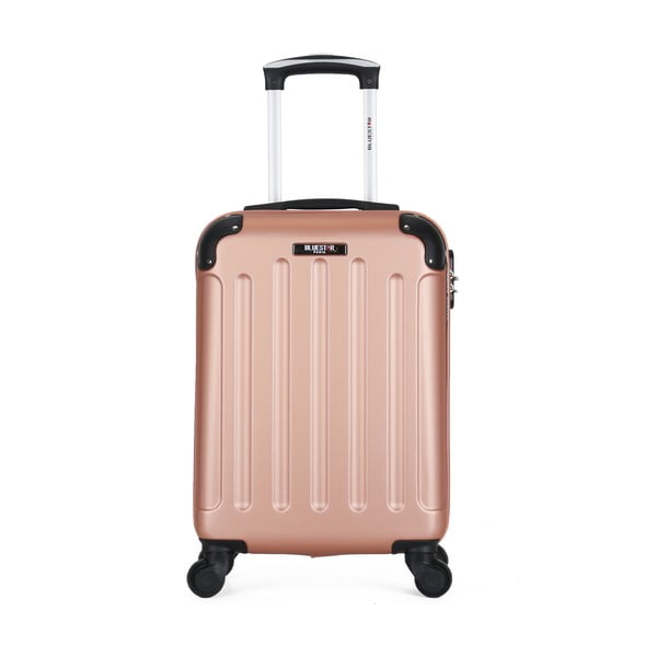 San Diego rózsaszín gurulós bőrönd - Bluestar