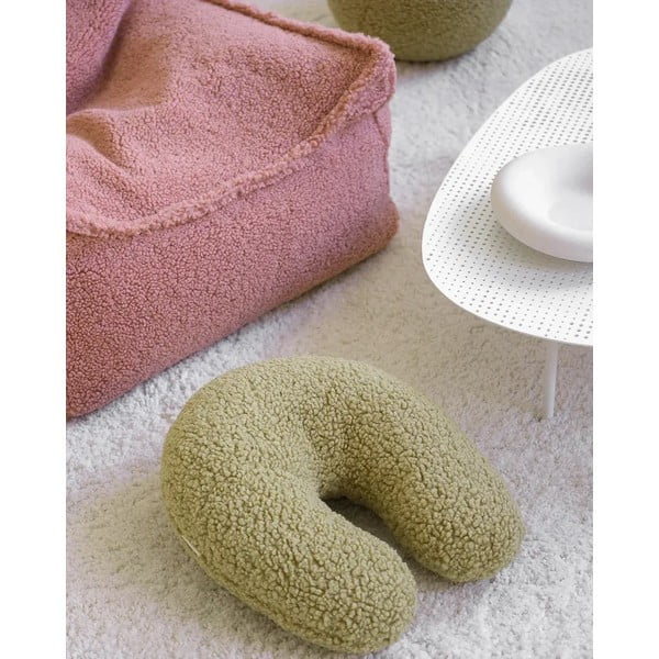 Zöld buklé párna gyerek kanapéhoz U – Wigiwama-image-3