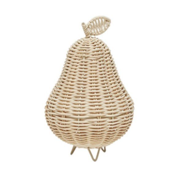 Natúr színű gyerek éjjelilámpa ø 12 cm Pear – OYOY Mini