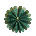 Zöld fénydekoráció karácsonyi mintával ø 45 cm Marigold – Markslöjd