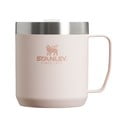 Világos rózsaszín rozsdamentes acél termobögre 350 ml Stay-Hot Camp Mug Rose Quartz – Stanley