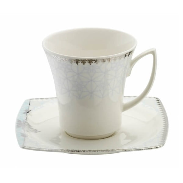 Miko 6 db-os porcelán csésze és csészealj készlet - Kutahya