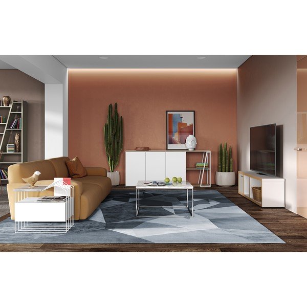 Márvány dohányzóasztal 75x75 cm Gleam - TemaHome-image-1