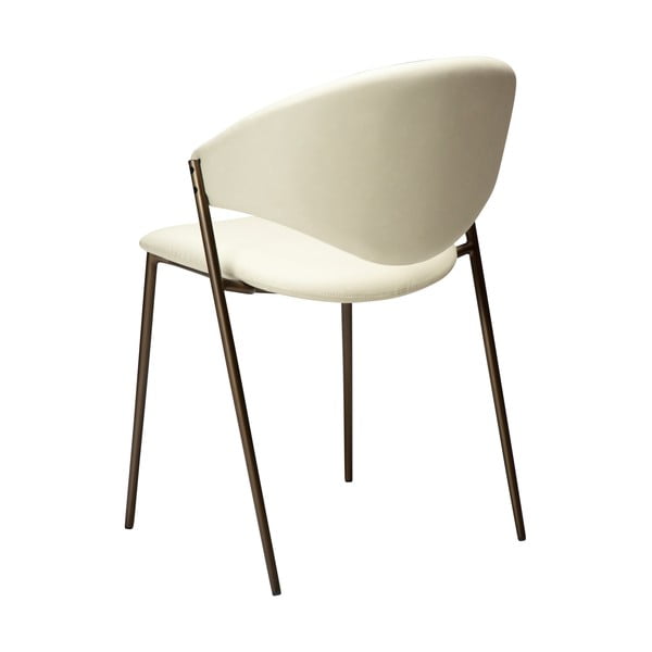 Elefántcsont színű bőrutánzat étkezőszék Zone – DAN-FORM Denmark-image-4