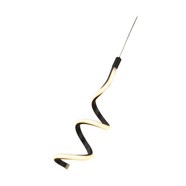 Fekete fém LED függőlámpa ø 12 cm Hilton – Squid Lighting-image-2