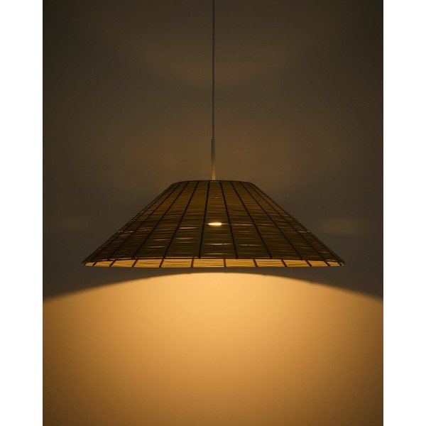Bézs műrattan lámpabúra ø 70 cm Saranella – Kave Home-image-2