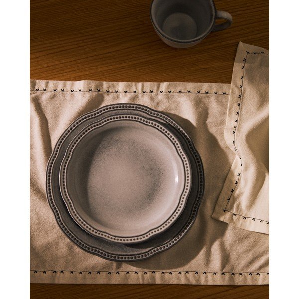 Kék kerámia tányér ø 27 cm Dovec – Kave Home-image-1