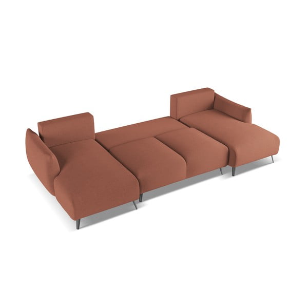 Rózsaszín sarokkanapé Malie – Makamii-image-4