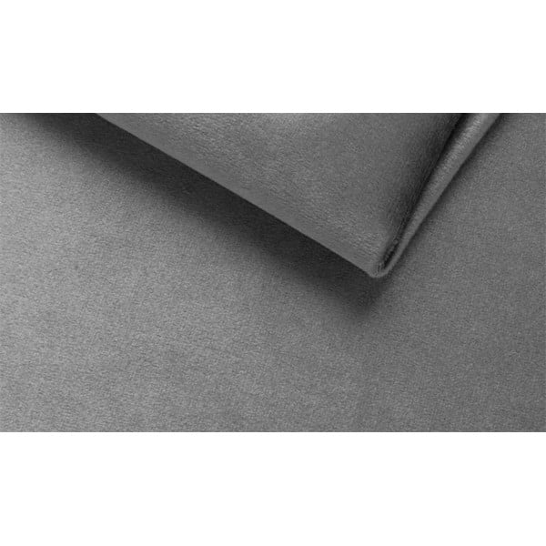 Világosszürke bársony kanapé 185 cm Chelsea – Ropez-image-4