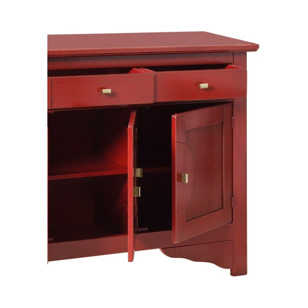 Credenza piros tálalószekrény - Evergreen House-image-3