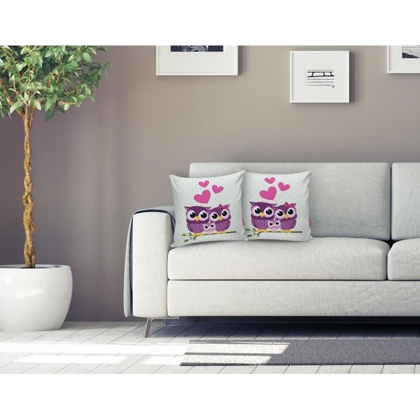 Gyerek párnahuzat 43x43 cm Owls – Mila Home-image-1