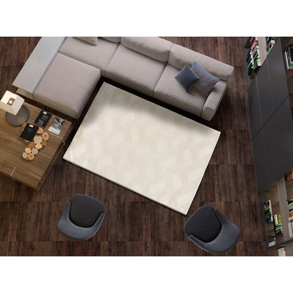 Krémszínű szőnyeg 200x290 cm Sign – Universal-image-1