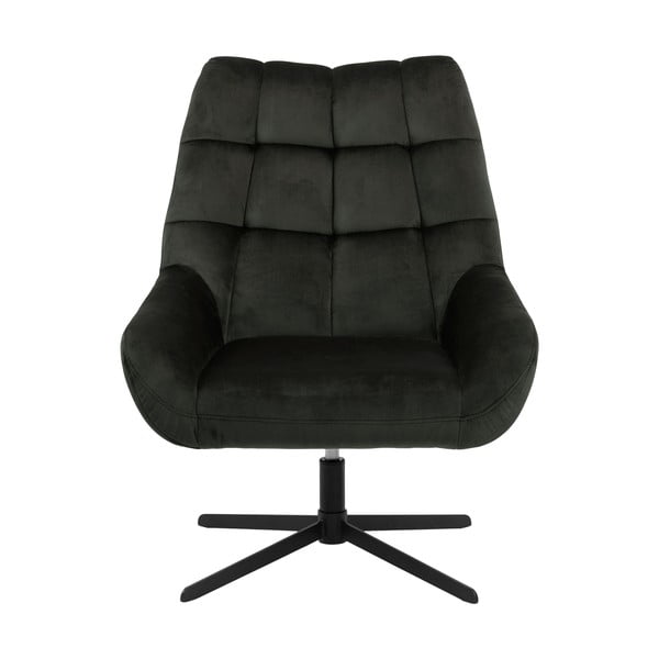 Zöld forgó bársony fotel Paris – Actona-image-2