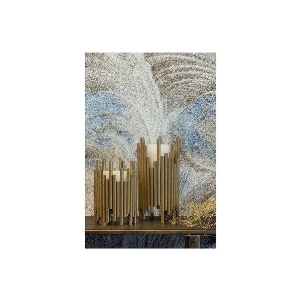 Aranyszínű fém gyertyatartó, magasság 18 cm - BePureHome-image-2