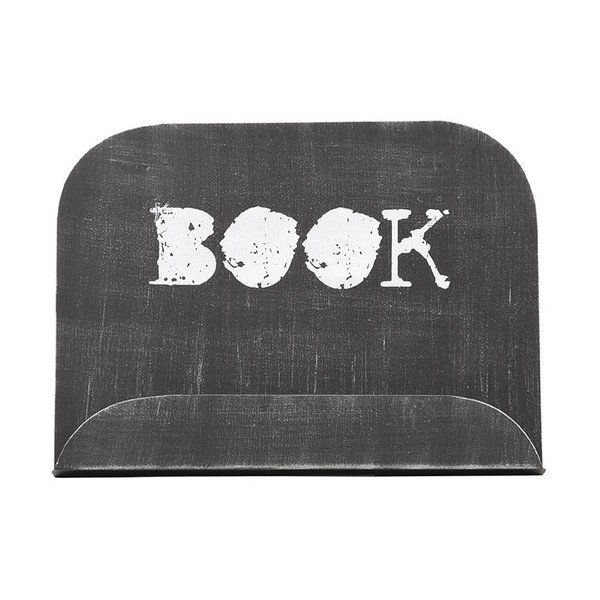 Fekete fém könyvtartó - LABEL51-image-1