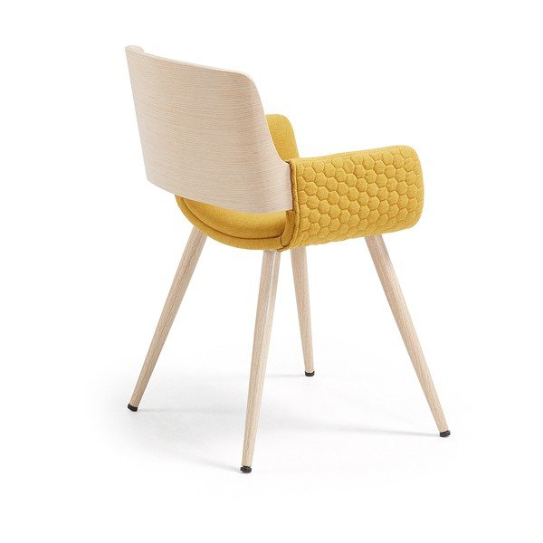 Andre mustársárga szék - Kave Home-image-3